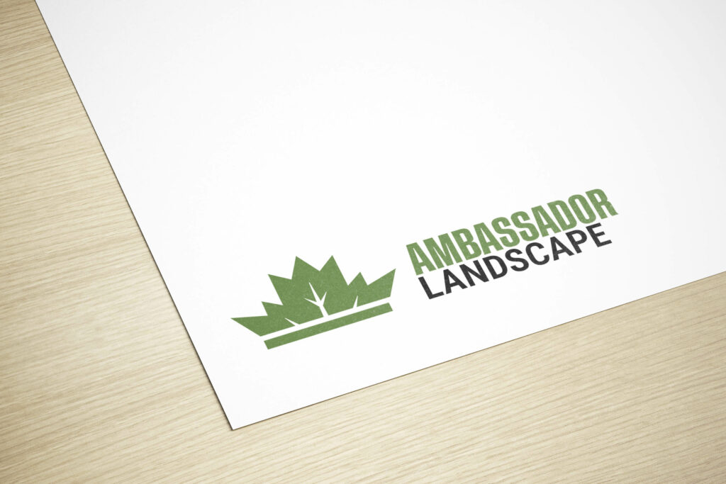 ambassador landscape logo mock up