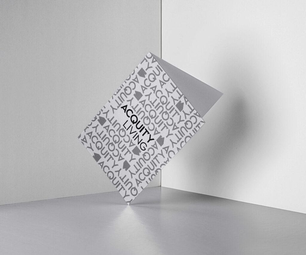 a folder with acquity on it